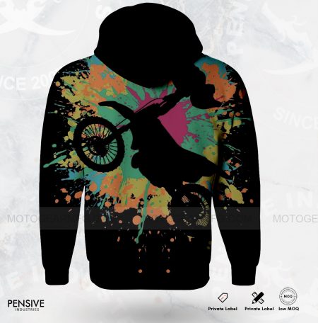 sublimated Dirt Bike Hoodie